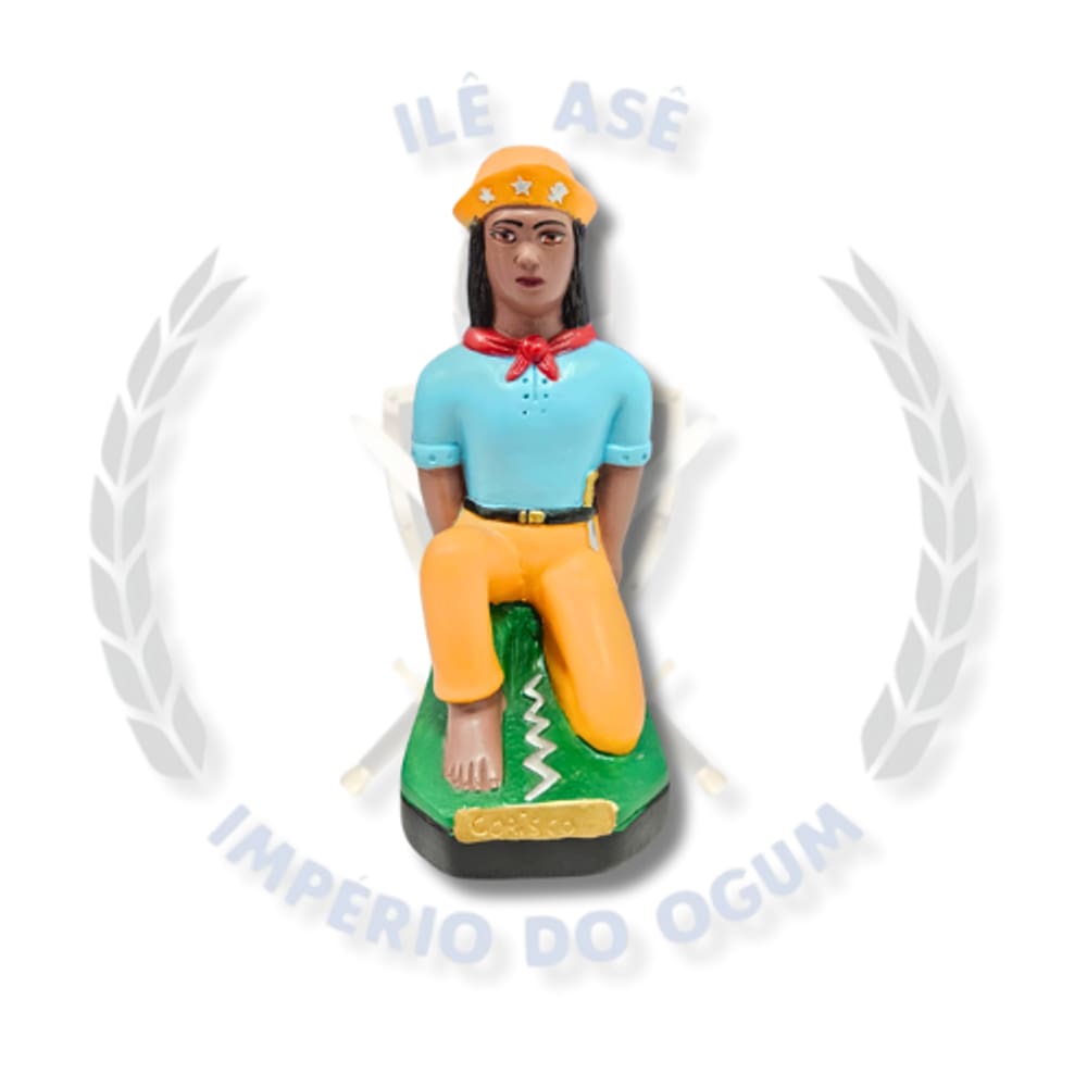 Imagem De Gesso Umbanda 20Cm - Baiano Corisco