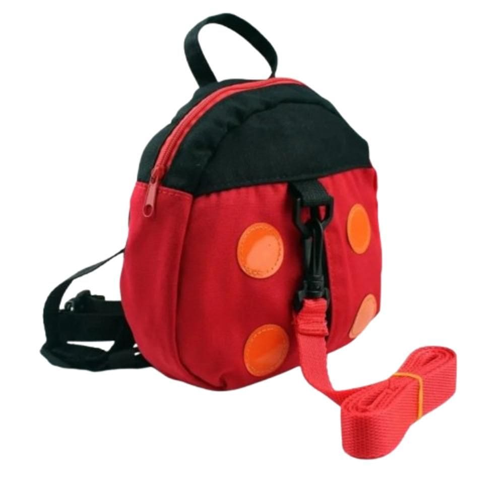 Mochila Infantil Bebê Guia Coleira Joaninha Menino Menina