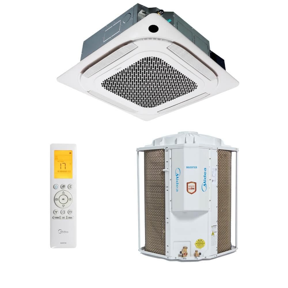 Ar Condicionado Split Cassete 4 Vias Inverter Midea 36000 BTUs Frio 38CCVD36515MM - 220V