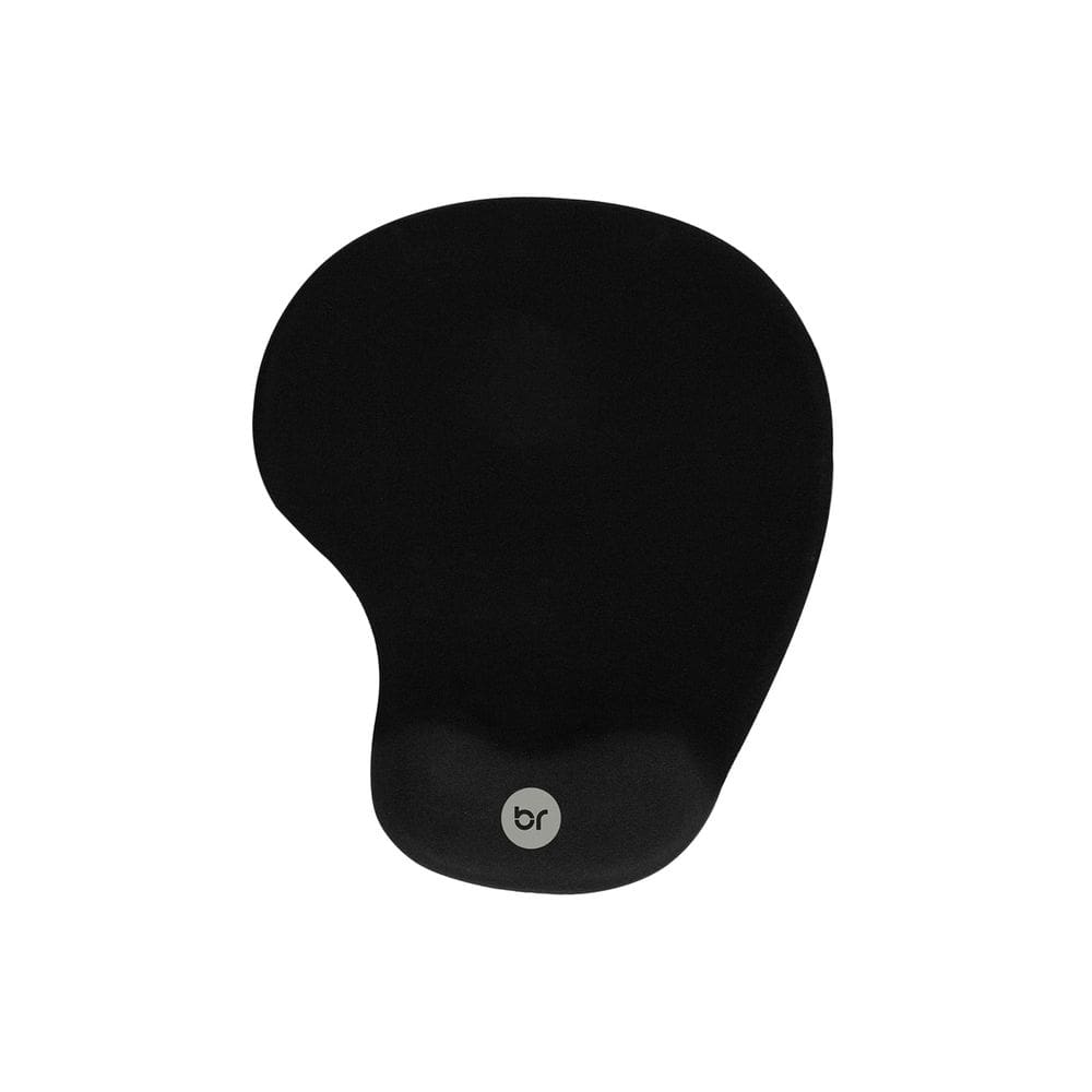 Mouse Pad Bright com Apoio para Punho de Gel Preto