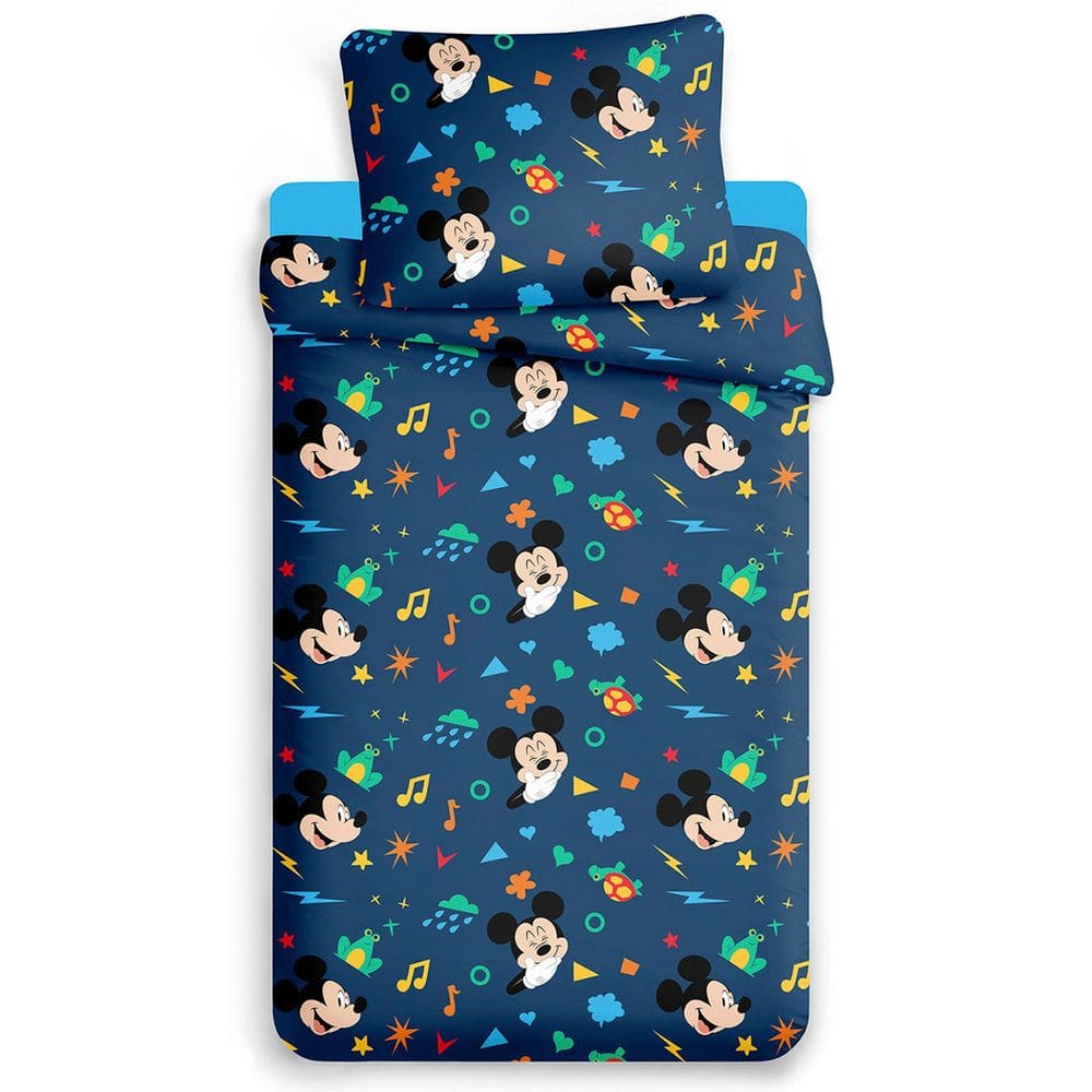 Jogo de Cama Solteiro Infantil Toque de Seda Mickey