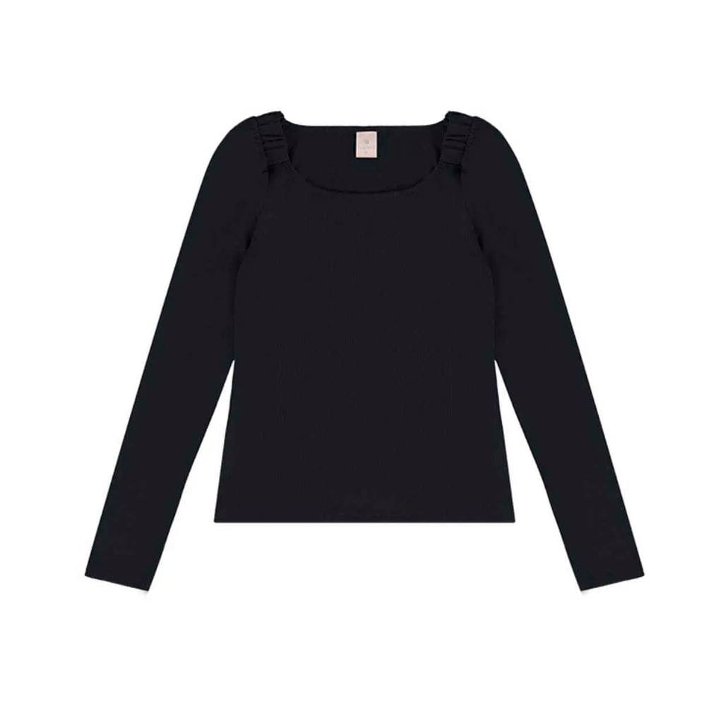 Blusa Feminina Manga Longa Lecimar Malha Viscoplus