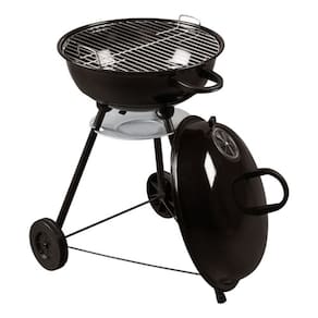 Churrasqueira A Bafo Carvao Movel Aco 90x53cm - Deluxe Black
