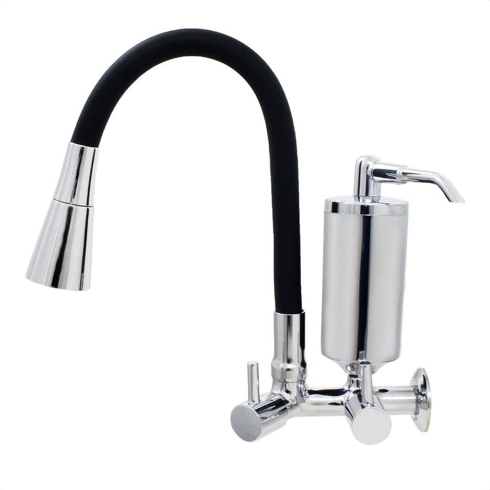 Torneira para Cozinha Flexível Duplo Jato Roddex Preto