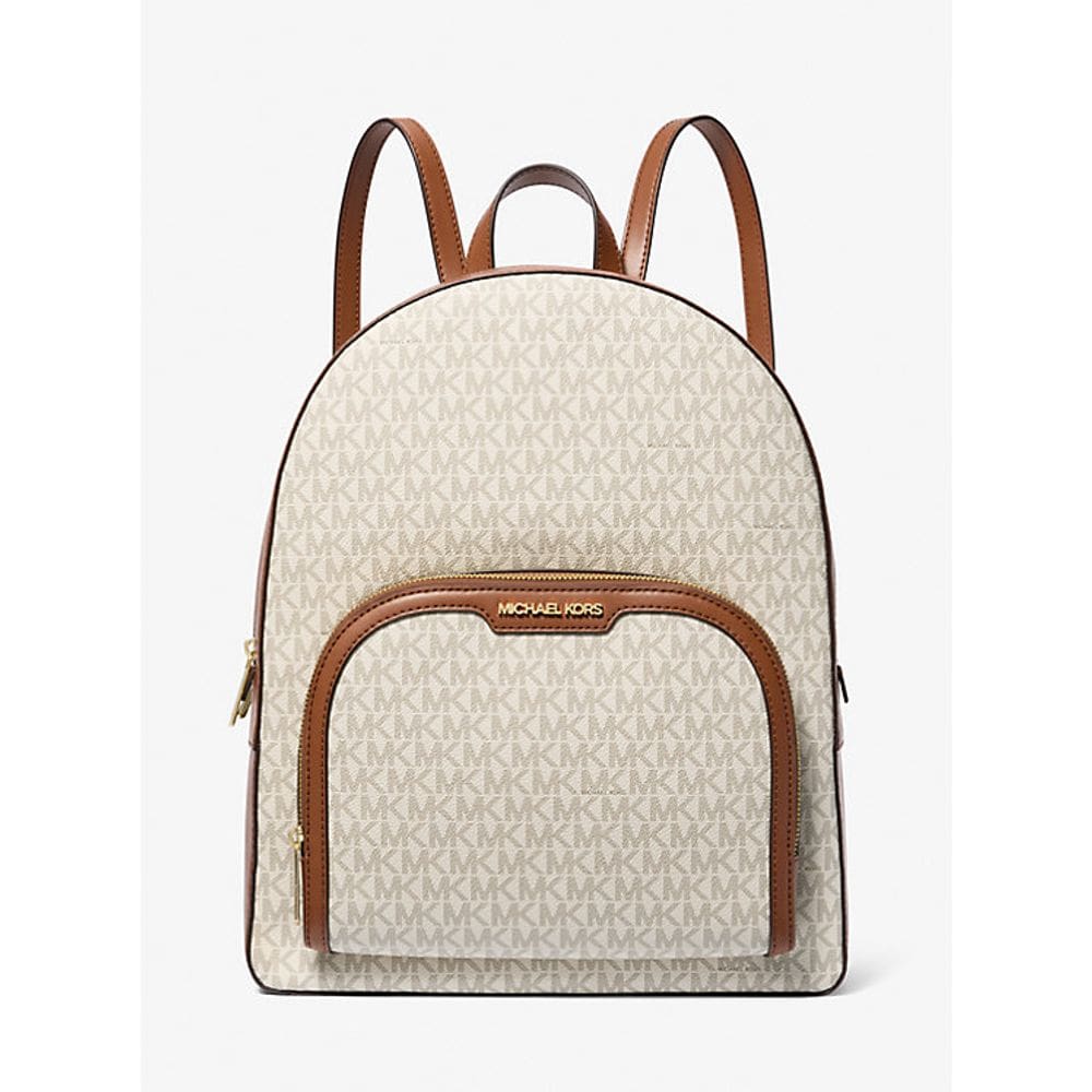 Mochila Michael Kors Jaycee em tela grande com impressão de logotipo