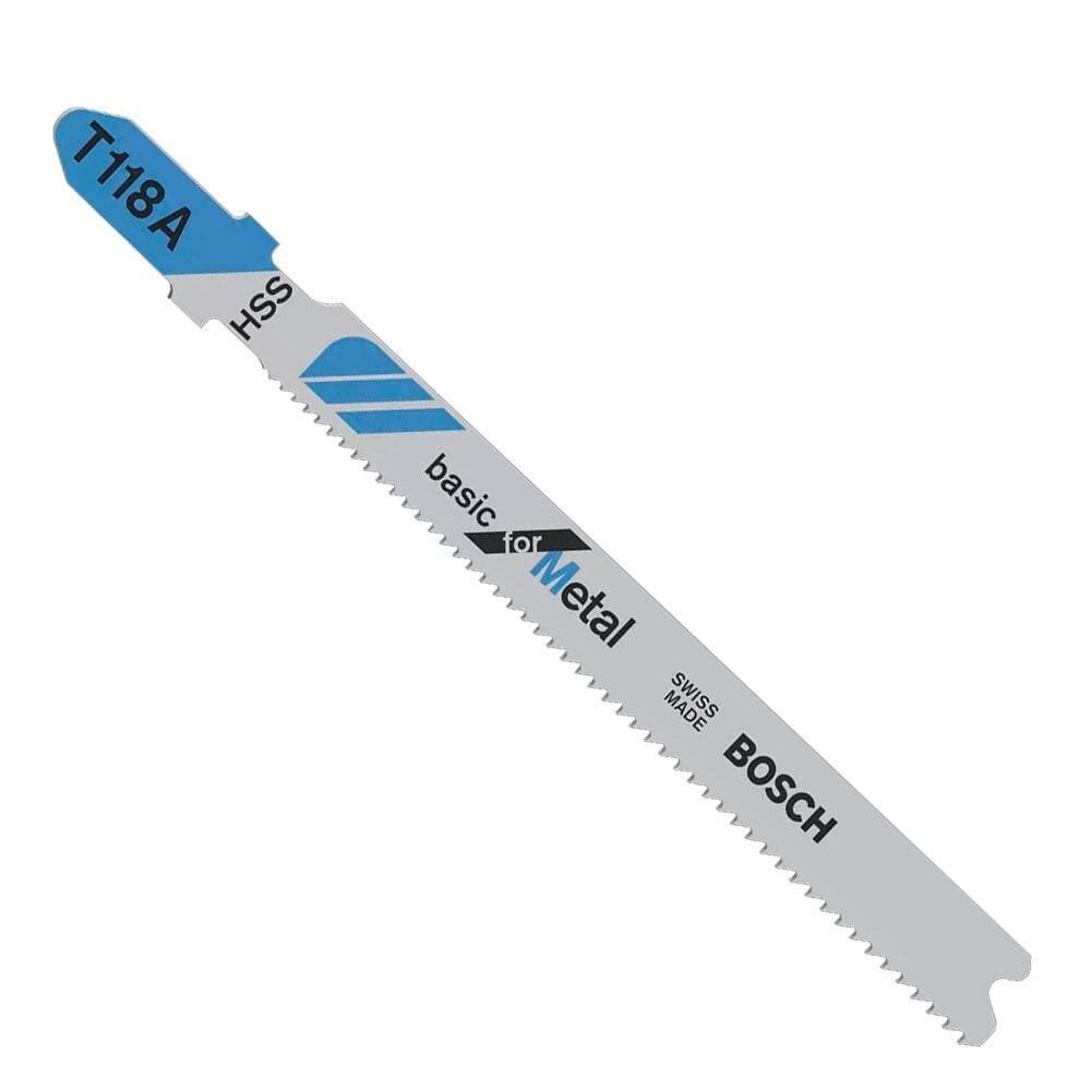 Lâmina de Serra Tico Tico Bosch T 118 A, 5 Peças