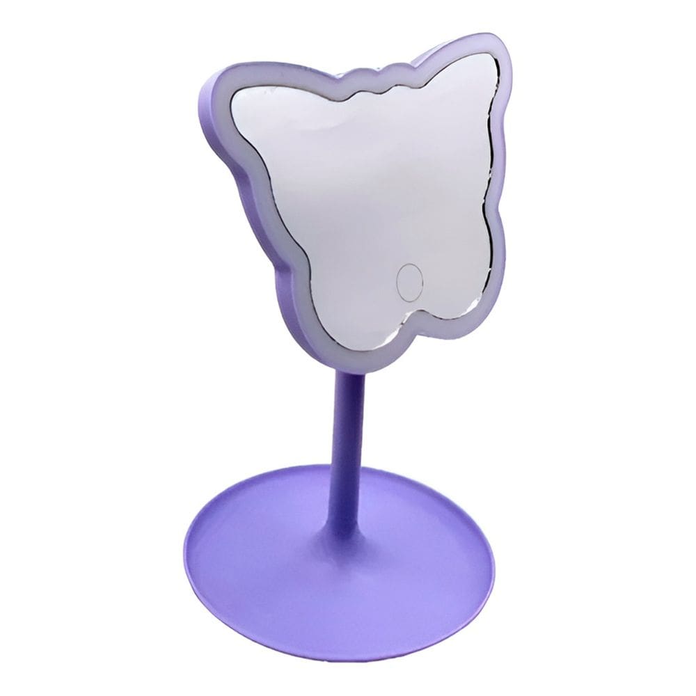 Espelho LED Borboleta Charme e Luz para sua Maquiagem