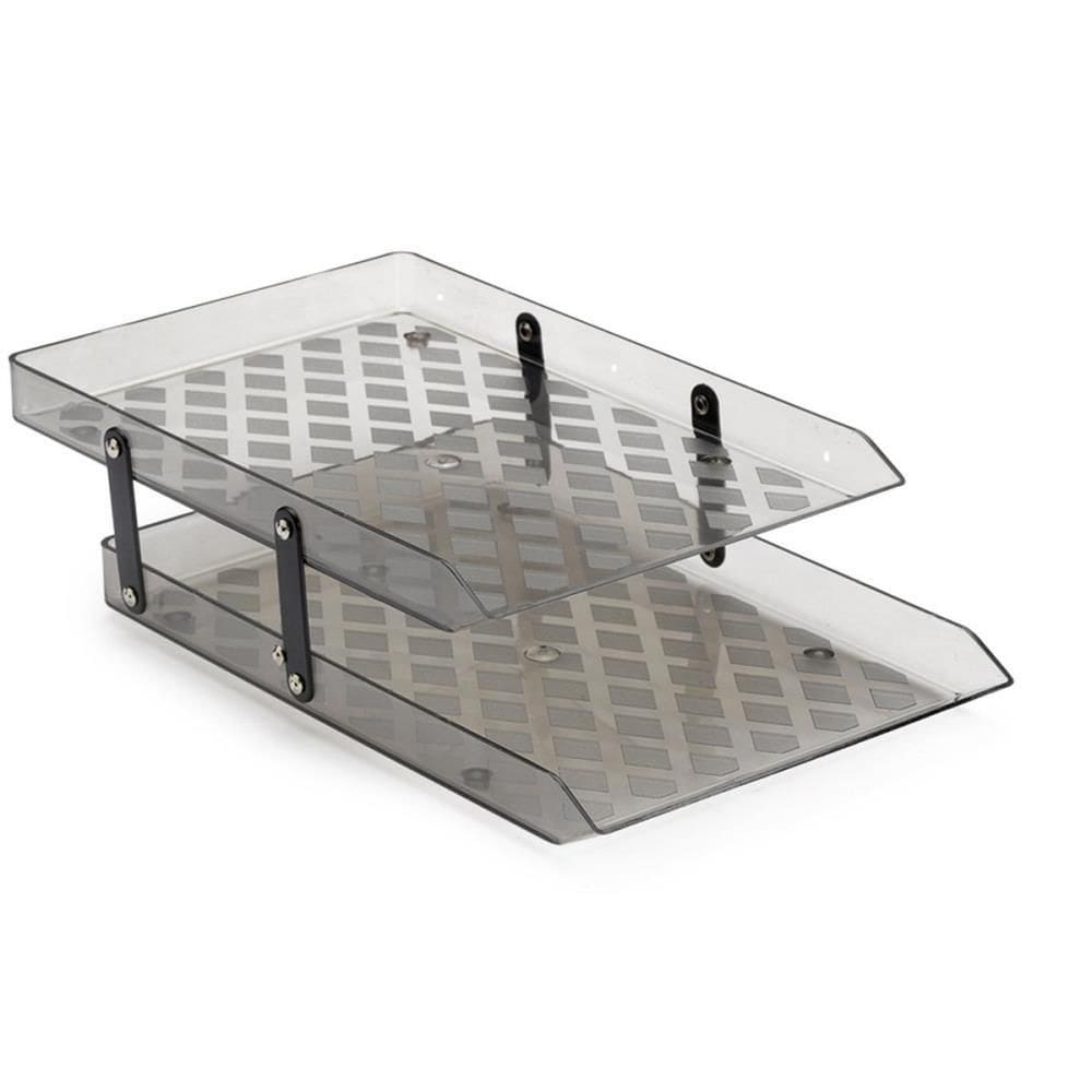 Caixa Correspondência Dupla Móvel Fumê - Maxcril