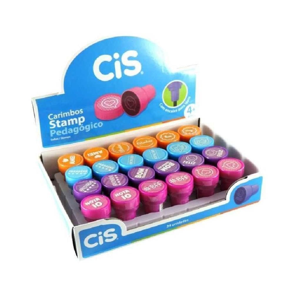 Carimbo Stamp Pedagógico - Cis 24 Unidades