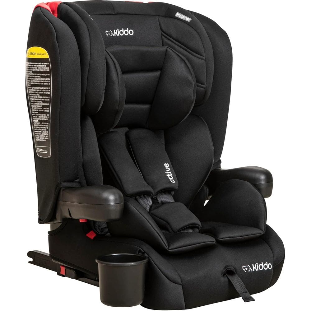 Cadeira Auto com Isofit Kiddo Active Preta 9 a 36kg 588apr