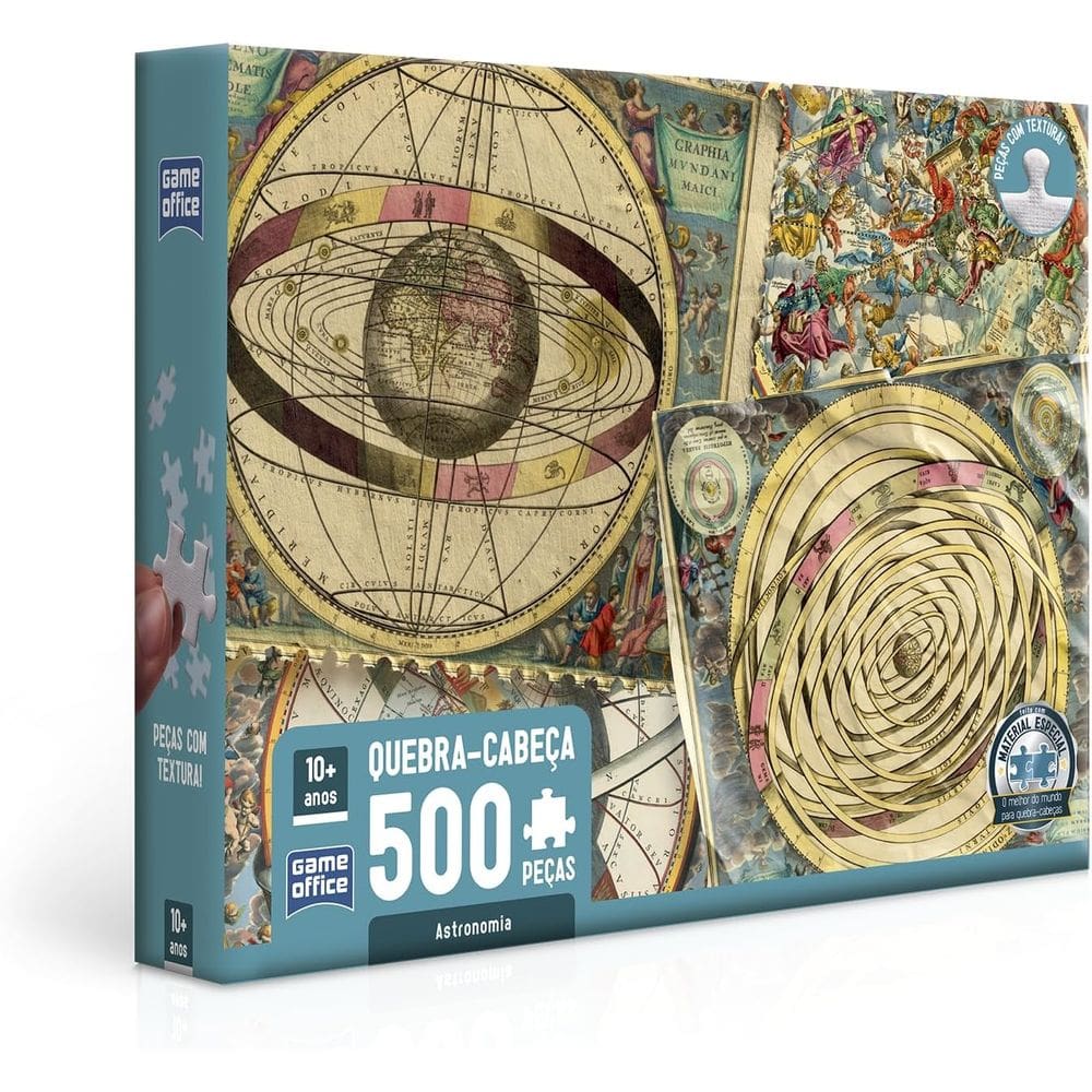 Quebra-cabeça: Astronomia - 500 peças - Game Office -Toyster