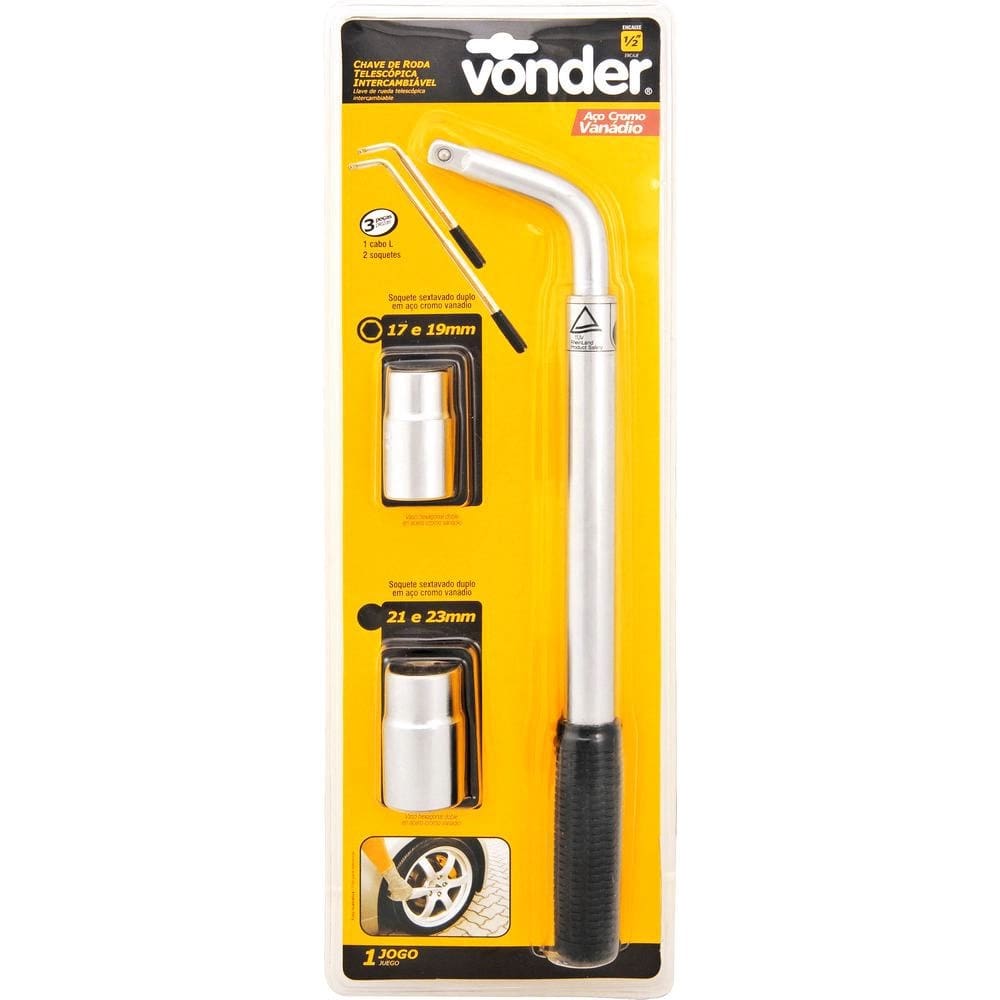 Chave De Roda 17 a 23 mm Telescópica Vonder