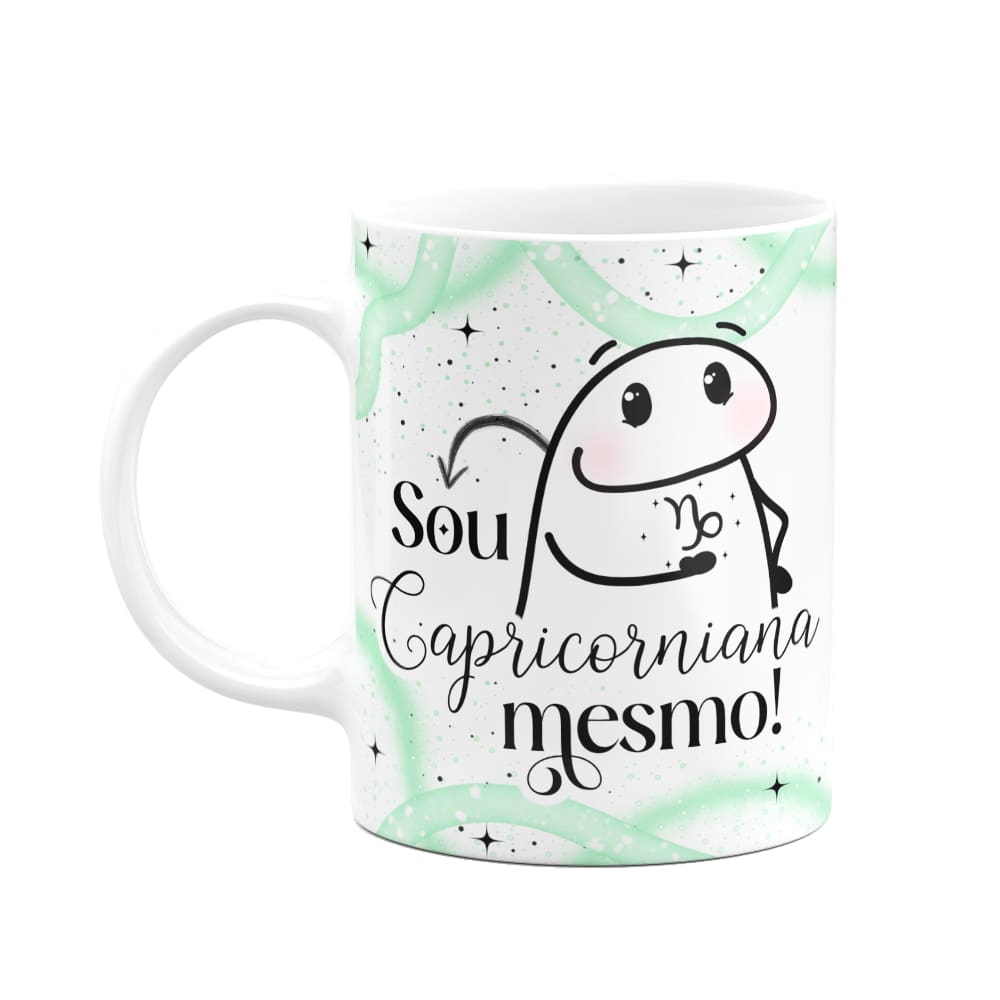 Caneca Flork Signos Capricórnio - Sou capricorniana mesmo
