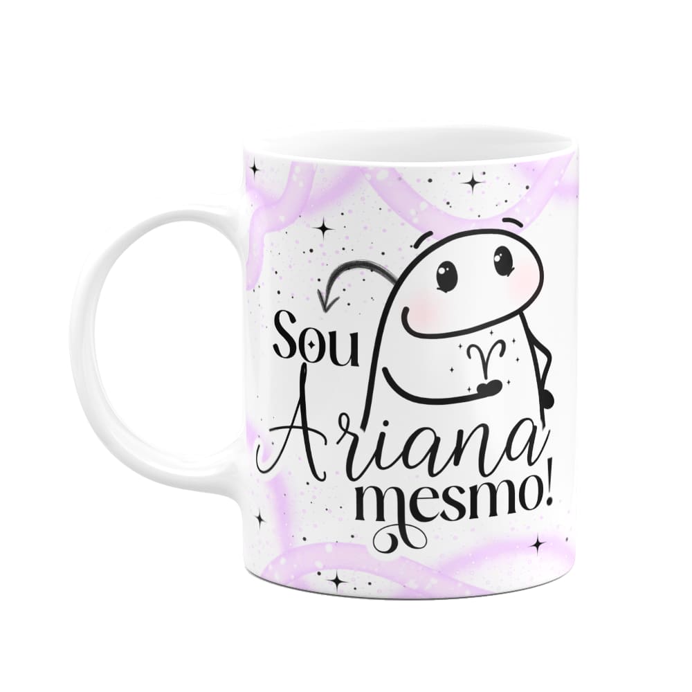 Caneca Flork Signos Áries - Sou ariana mesmo