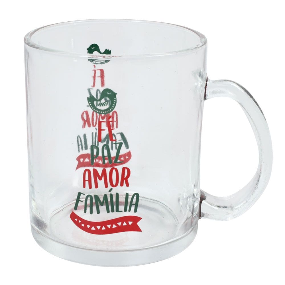 Caneca de Vidro Magia Natal Cazza
