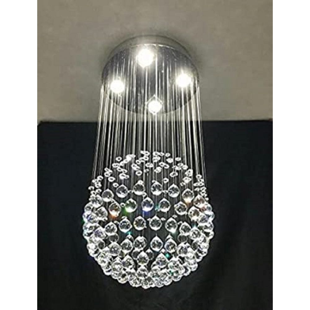 Lustre Globo Cristal k9 30cm de Diâmetro para, quarto, cozinha, hall, sala de jantar
