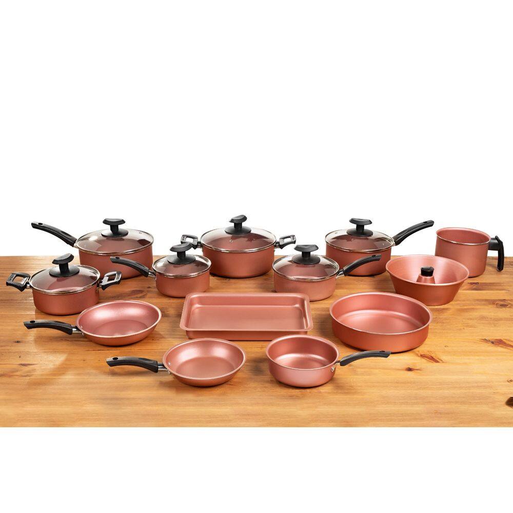 Jogo Conjunto Panelas 13 Peças Teflon Antiaderente