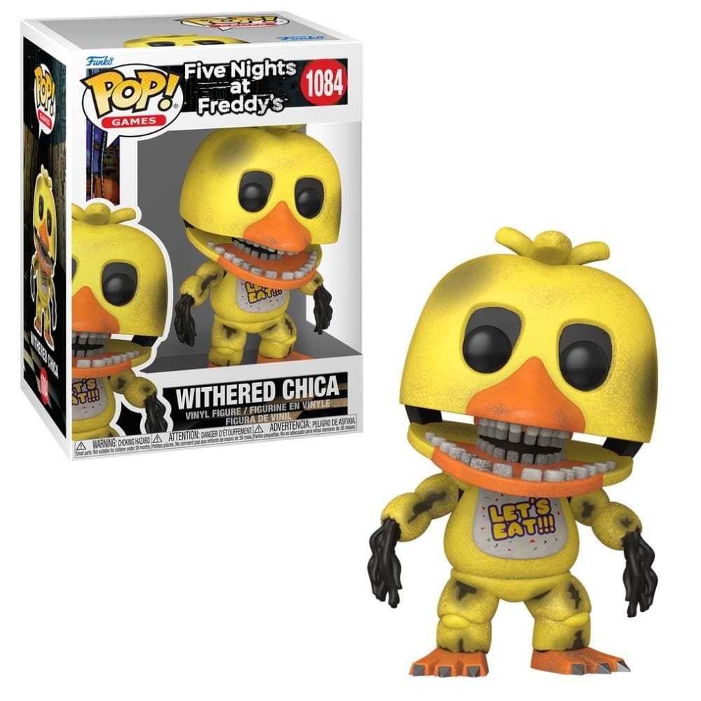 Boneco Funko Pop! Five Nights at Freddy`s - Withered Chica