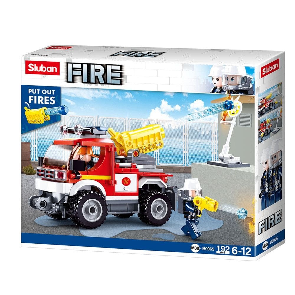 Blocos de Montar Caminhão de Bombeiro 192 Peças Multikids - BR2306