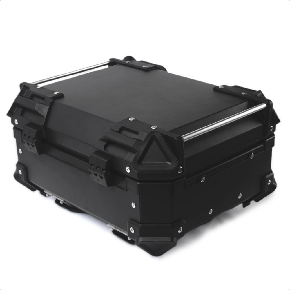 Bau Moto Traseiro 22l-t Preto Tronos Box