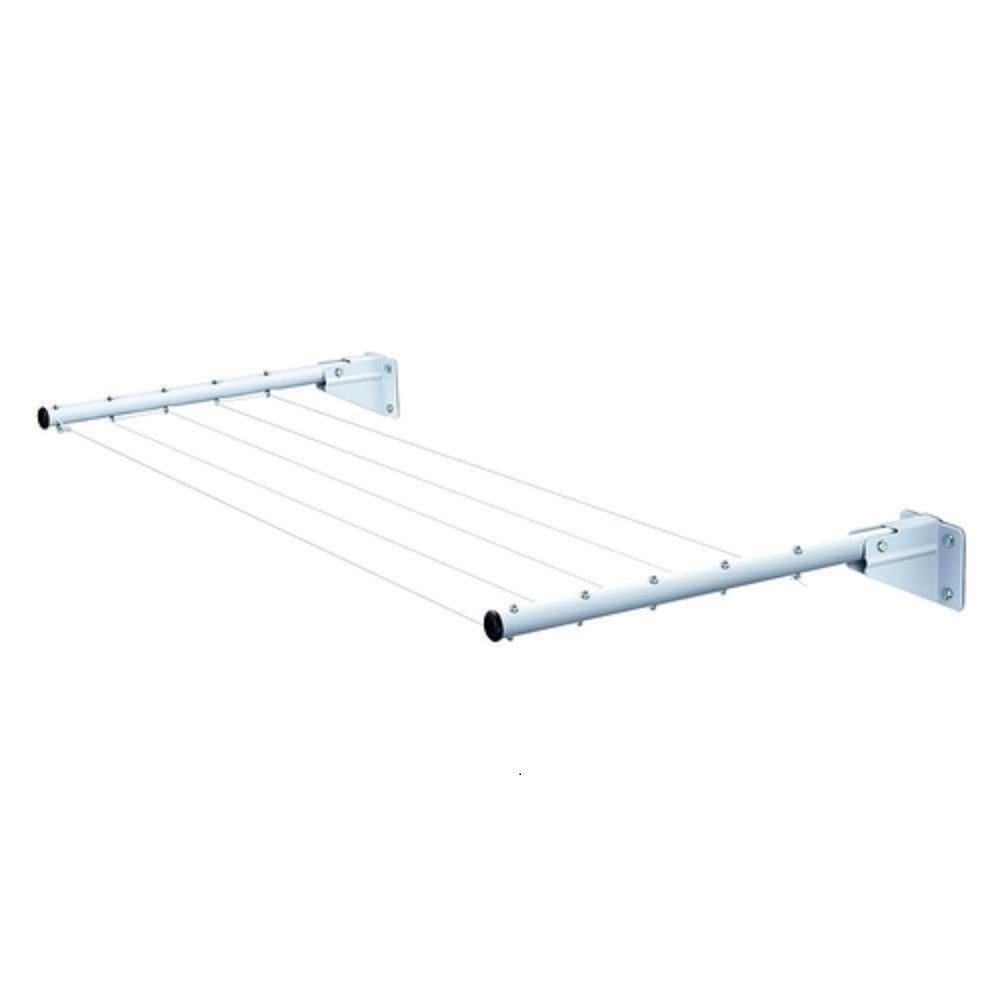 Varal Parede Barcelona Branco Secalux 61012