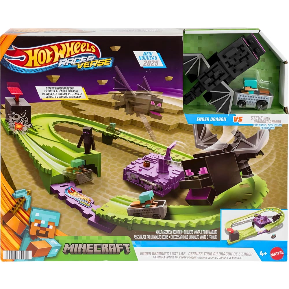 Hot Wheels RacerVerse Minecraft Corra pro Fim JFP34 Mattel