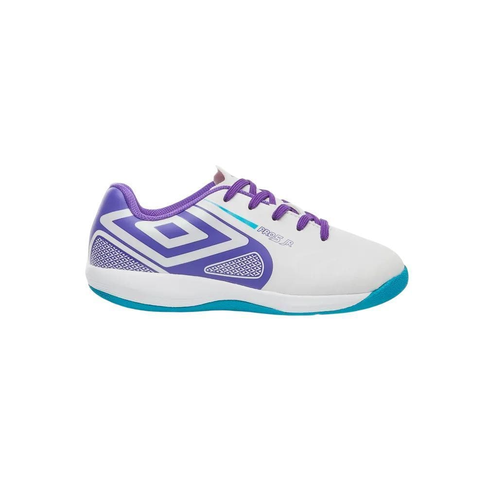 Chuteira Futsal Pro 5 Jr U07fb00092-203 - Branco/Roxo 33
