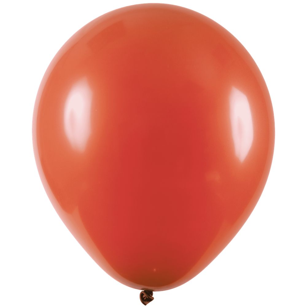 BALÃO LISO - ART-LATEX Nº 16 - TERRACOTA - Pacote com 12 unidades