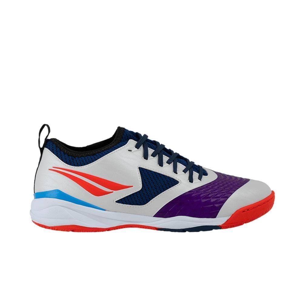 Chuteira Futsal Max 1000 Ecoknit 124223-1681 - Branco/Vermelho 41