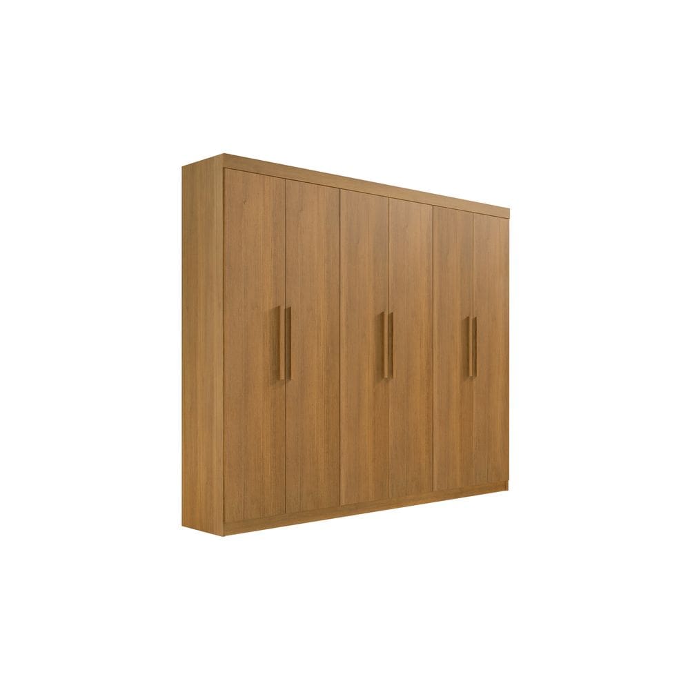 Guarda Roupa Roupeiro Leblon 6 Portas Cinamomo - D`Doro
