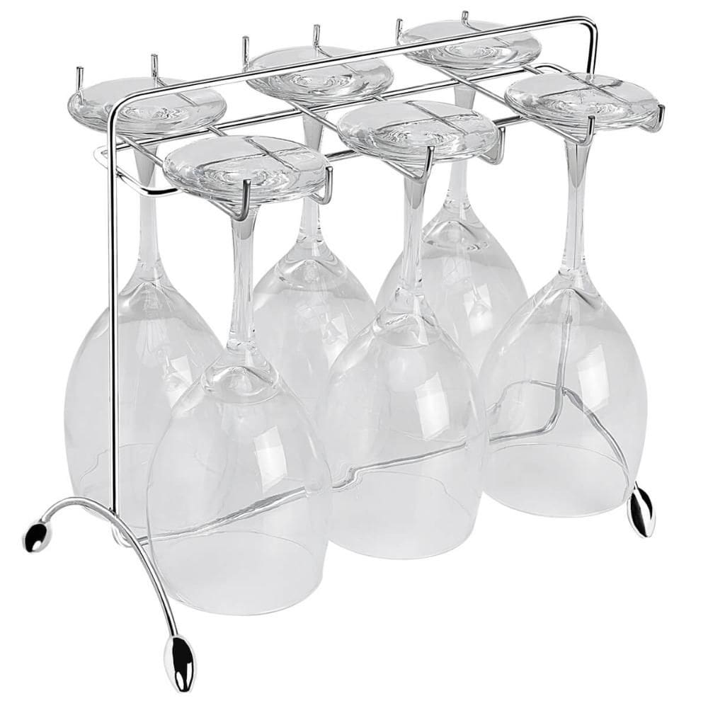 Suporte para Taças de Vinho Cromado Utimil Organizador Arama