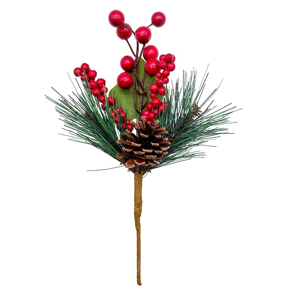 Pick Berry com Pinha 26cm Cazza Vermelha