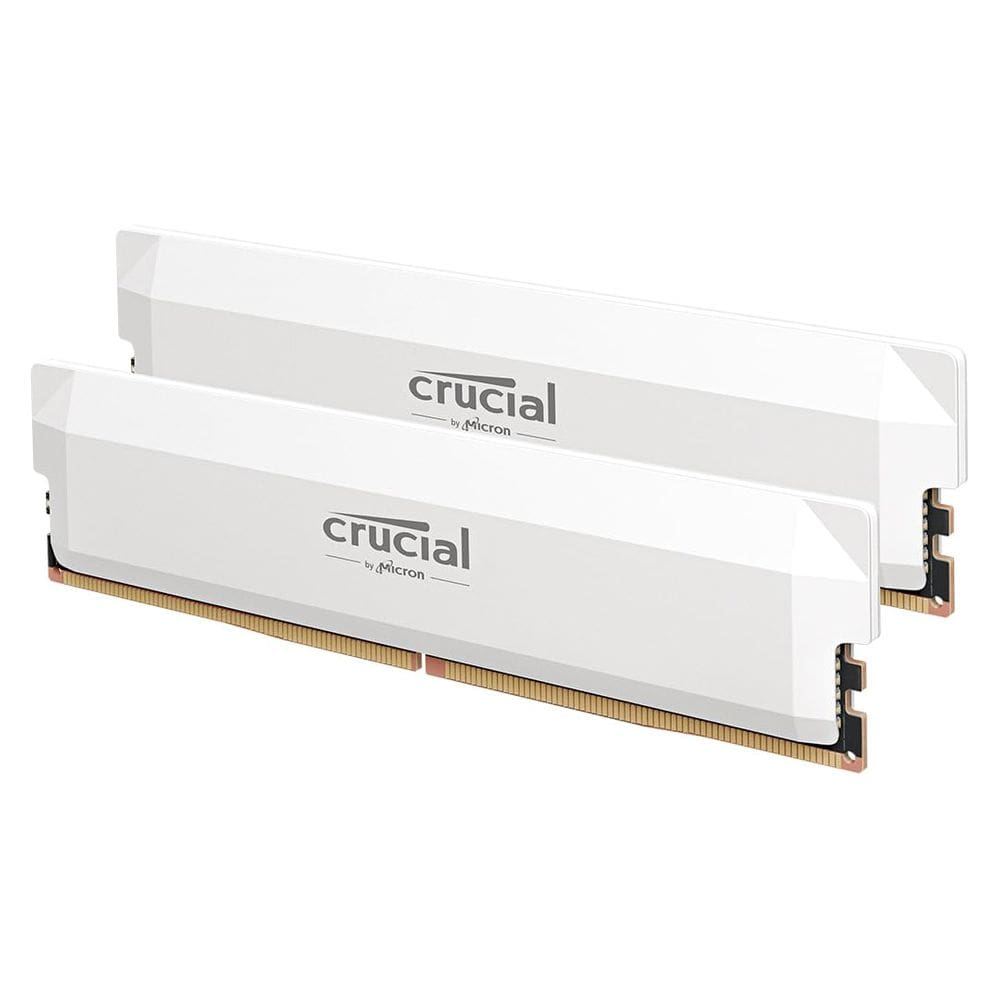 Kit RAM Crucial Pro DDR5 de 64 GB (2x32 GB) 6000 MHz CL40 branco