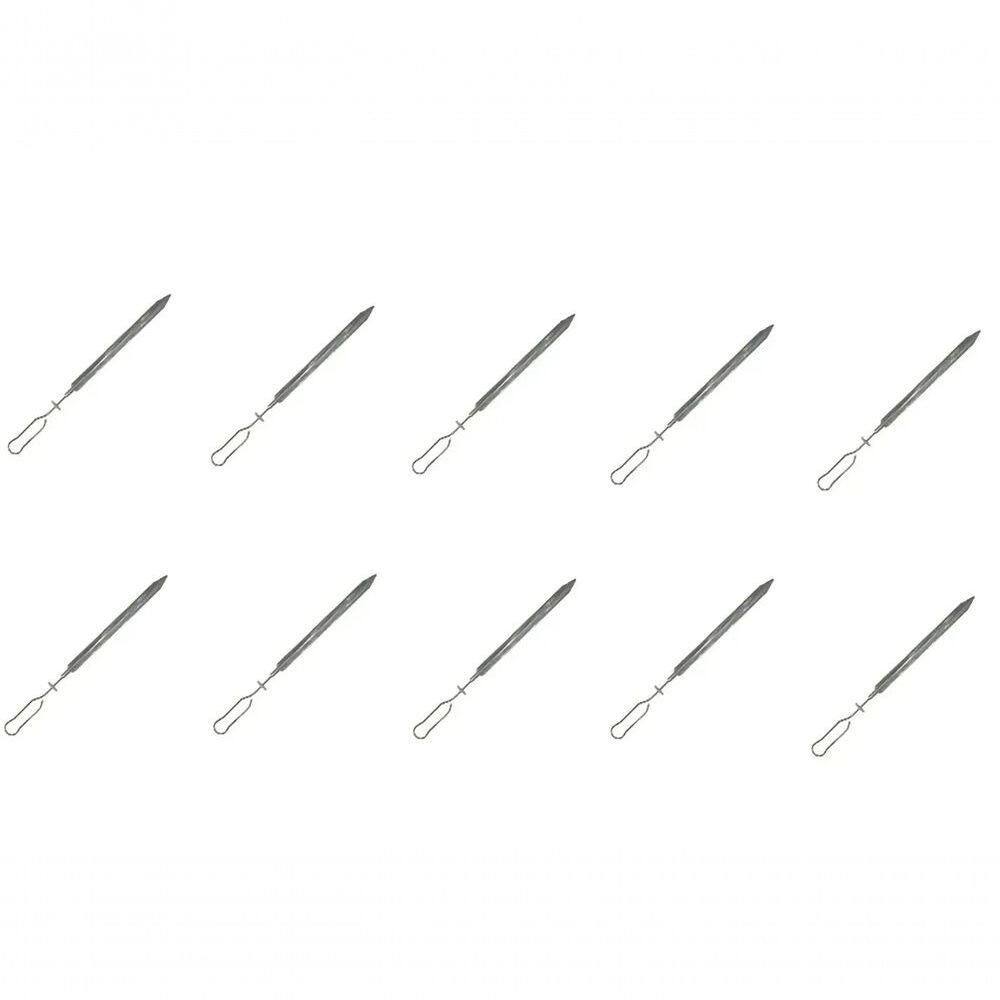 Kit 10 Espetos 25mm Para Boi Comercial Lobo Churrasqueiras - Linha Churrascaria Tamanho 50