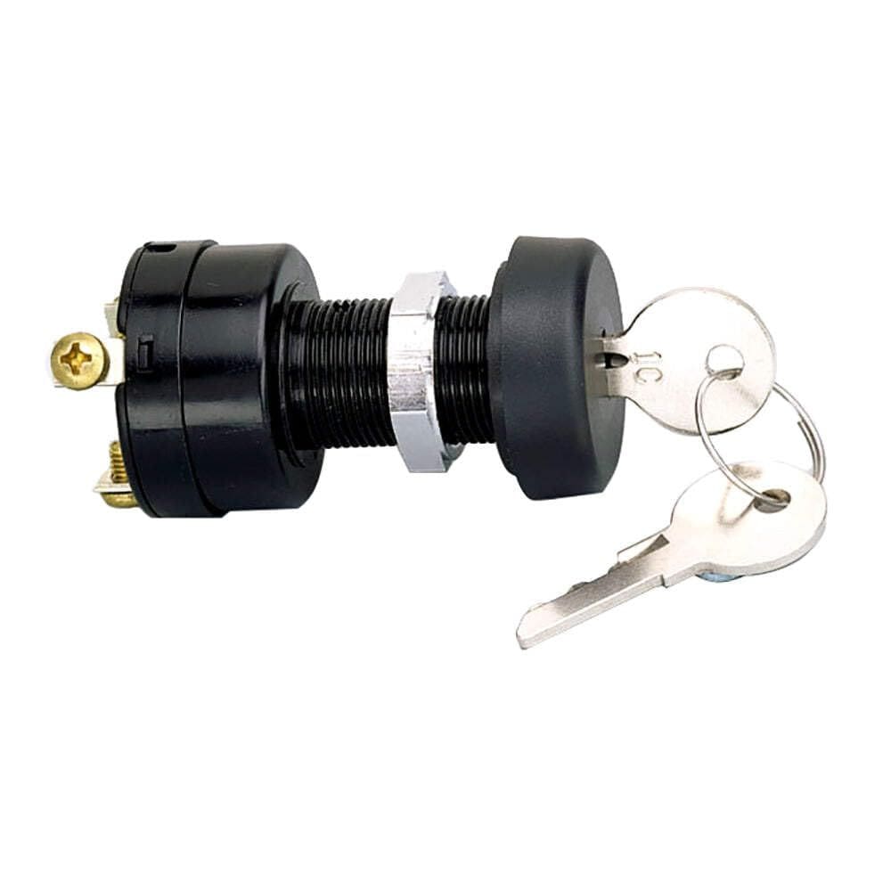 Interruptor de ignição Cole Hersee M-850-BP Rotary 3 Posições