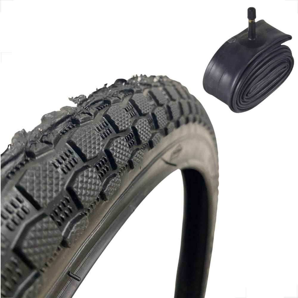 Pneu Shiver Bicicleta bike Aro 20 x 1.95 mtb Cravudo Balao + Camara de ar aro 20 Shiver bico Grosso