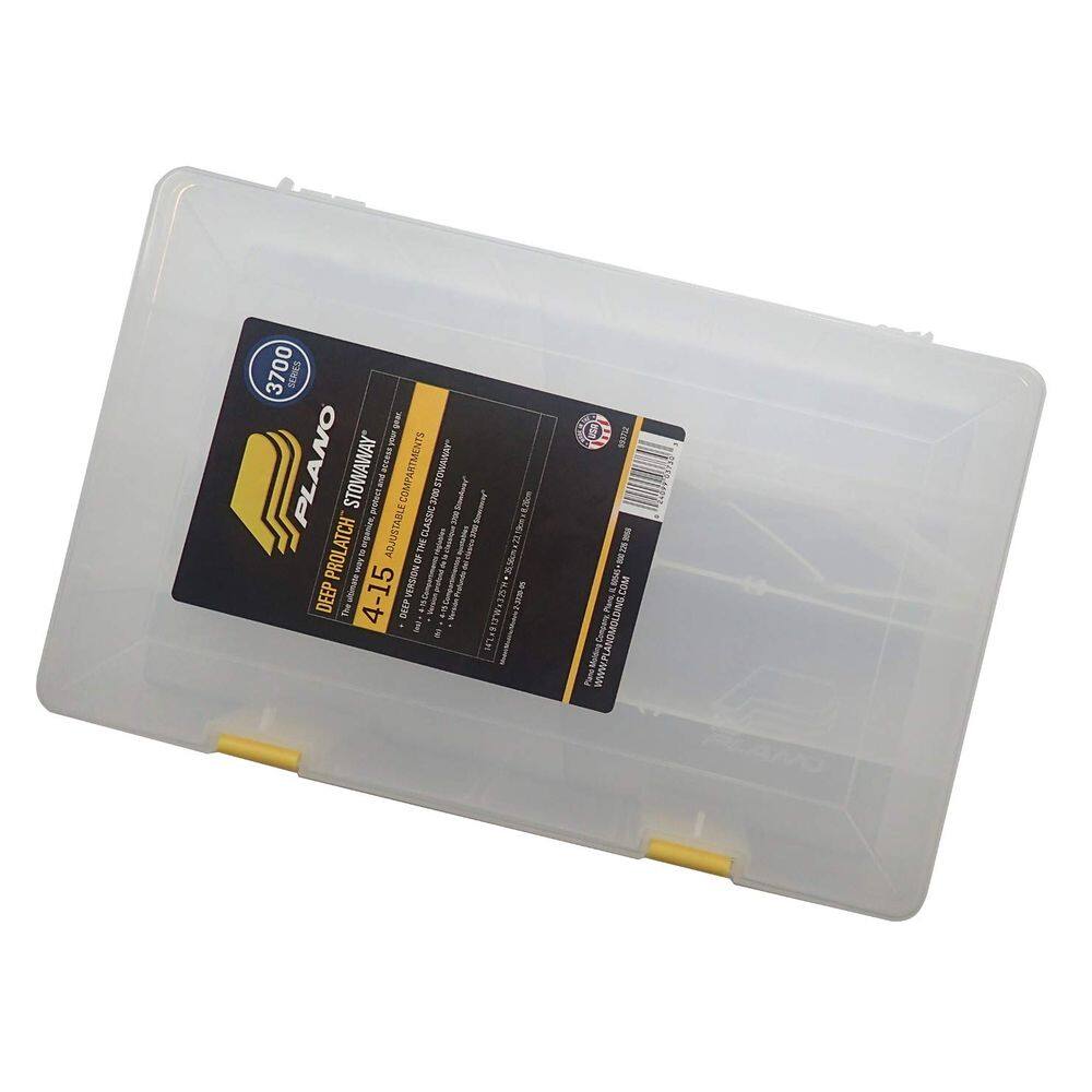 Caixa de armazenamento Plano Prolatch Stowaway Deep 23730-05 com divisória