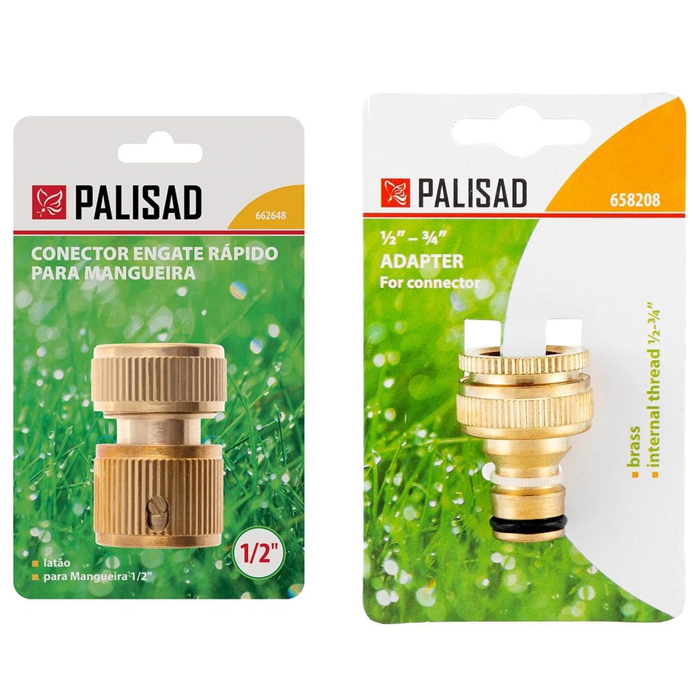 Kit Engate Rapido 1/2 + Bico Torneira 1/2-3/4 Latao Palisad
