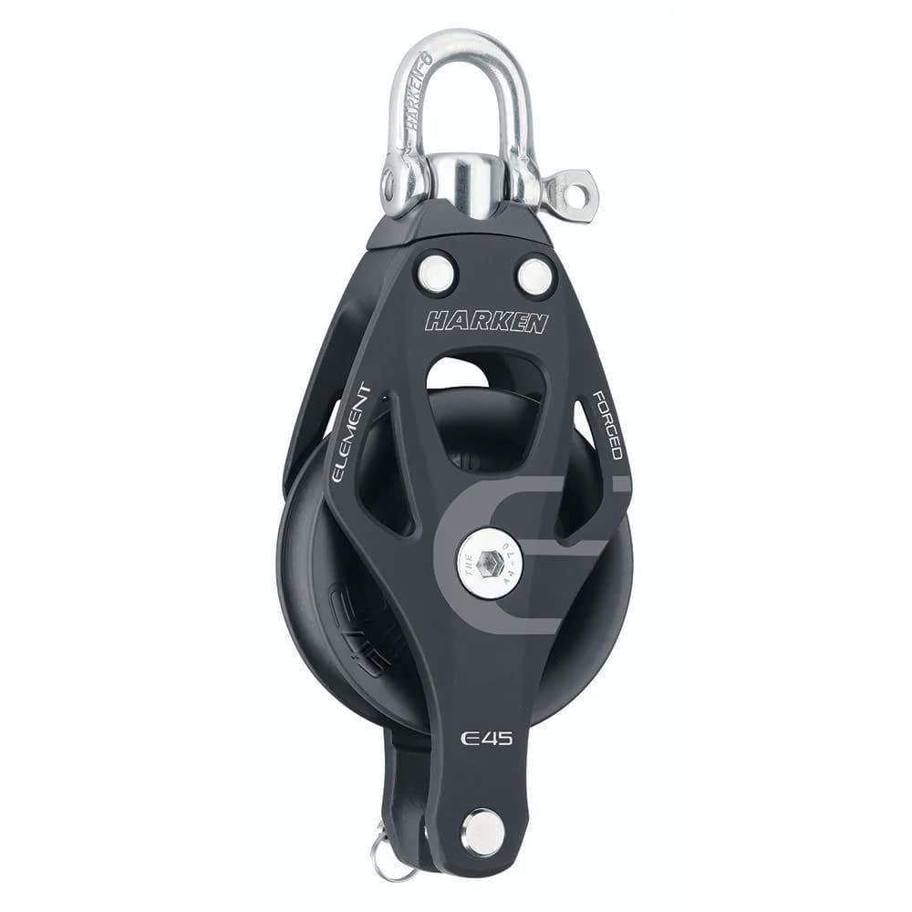 Bloco de barco à vela HARKEN Premium de 45 mm giratório único com cesto