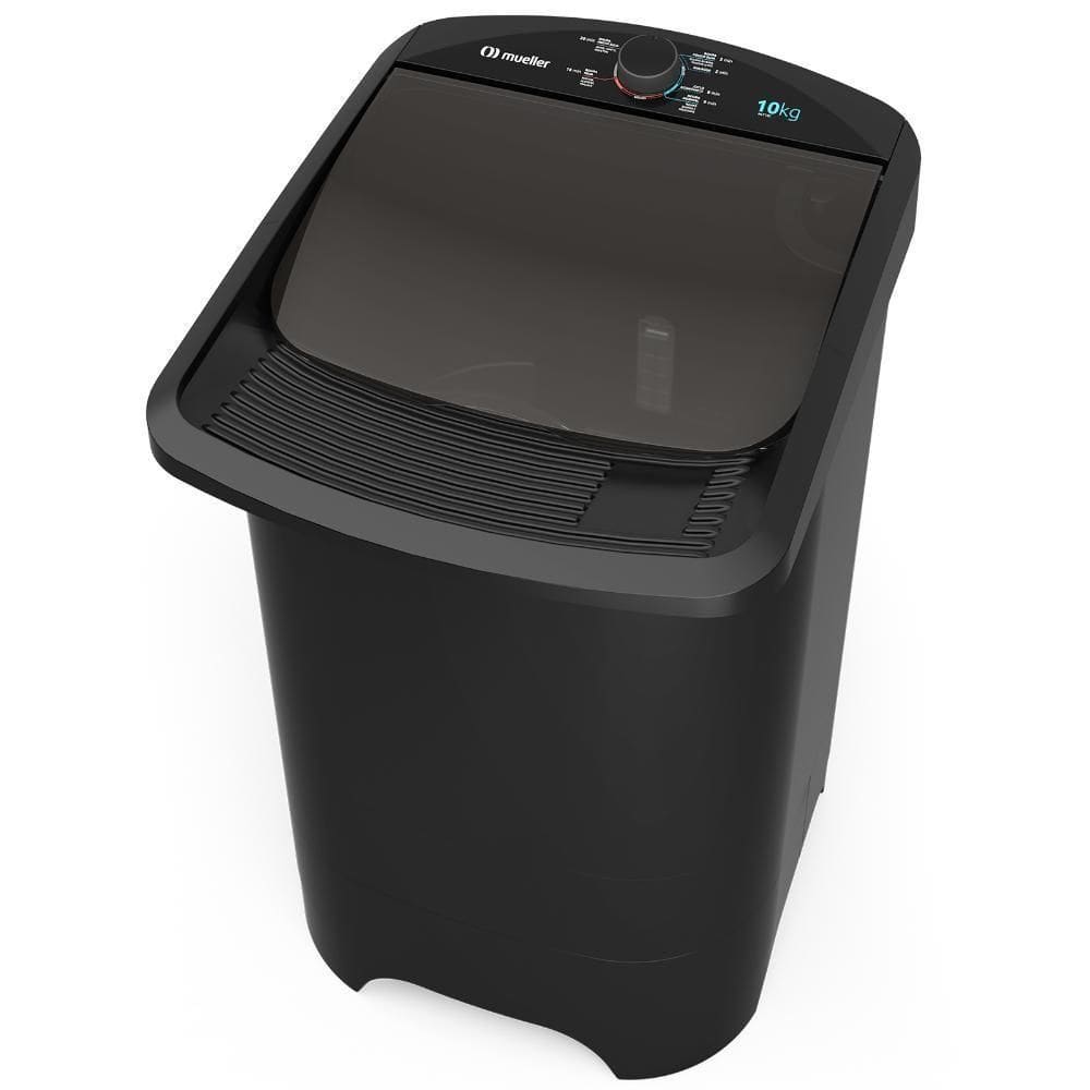 Tanquinho De Lavar Roupa Mueller 10 Kg Com Superesfregador MLT10C Preto 220V