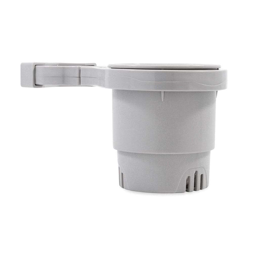 Suporte de copo Camco Small Braçadeira montada para trilho de 3/4-1-1/4 polegadas