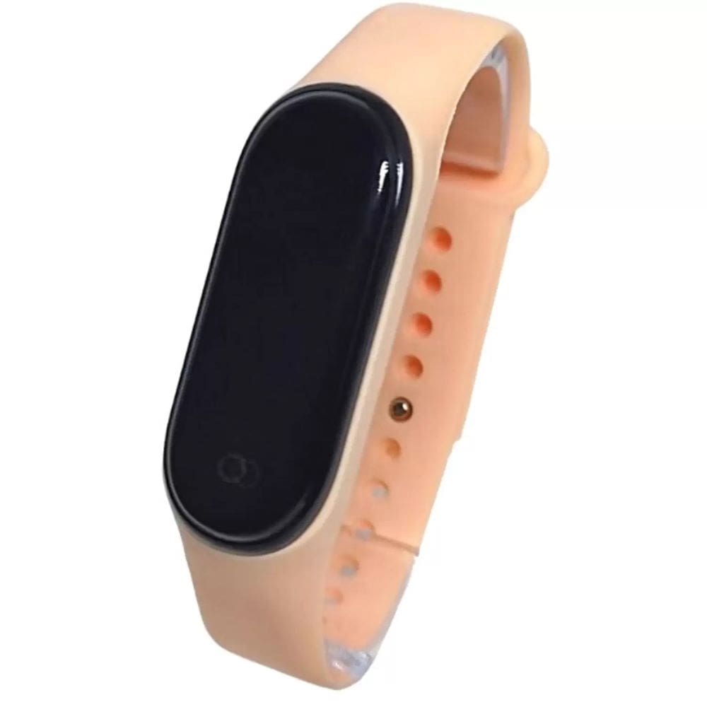 Relogio Digital Infantil Led Touch Rosa Claro - Khostar