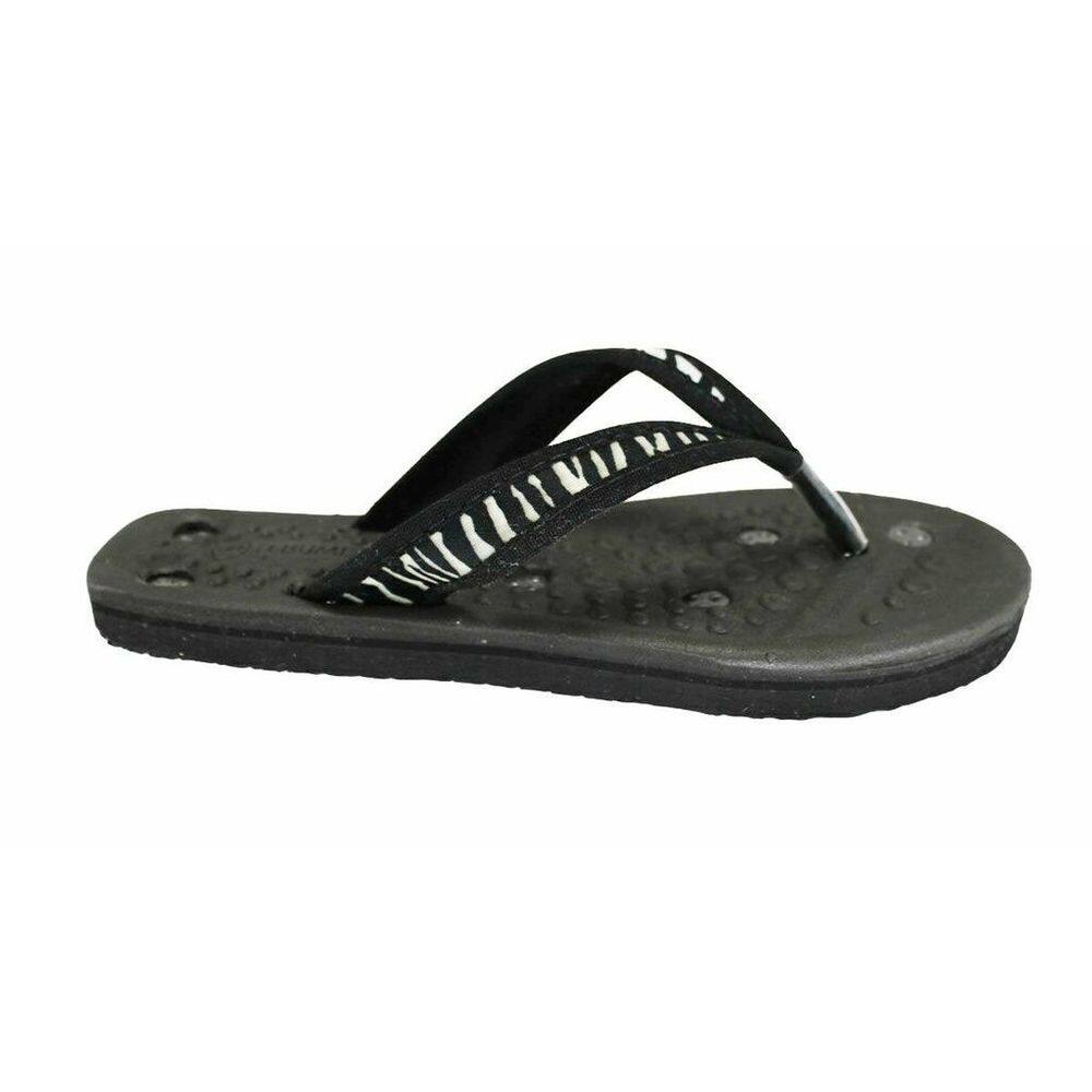Chinelo Dedo Baixo Fino Magnético Kelly Zebra 35 Par - Terumi