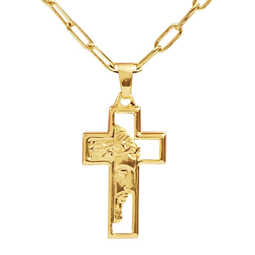 Corrente Cordão Masculino Cartier 60Cm + Pingente Face