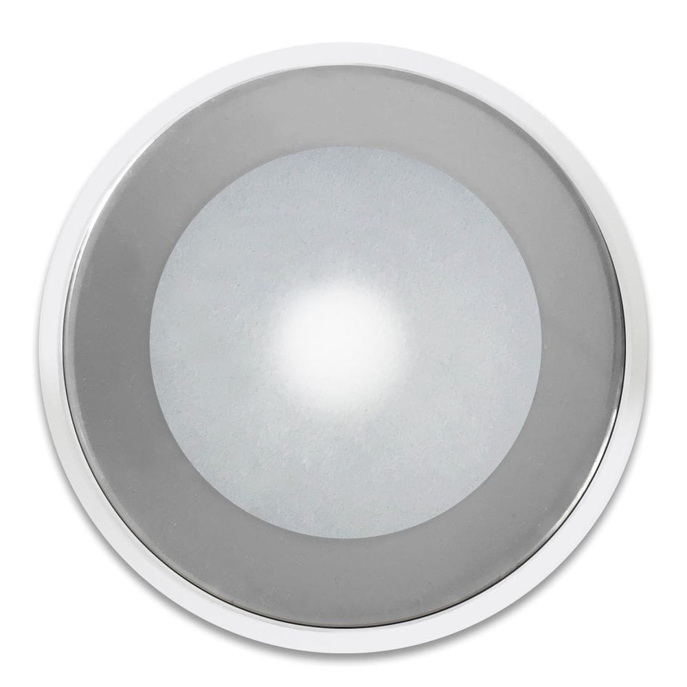 Down Light Shadow-Caster DLX Series RGB branco com moldura cromada