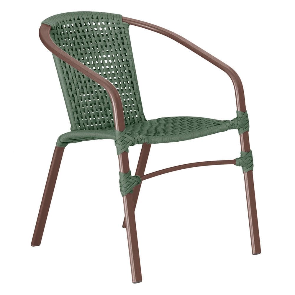 01 Cadeira Floripa Aluminio Trama