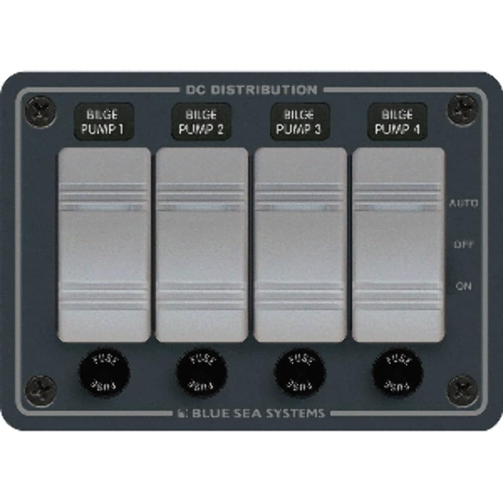 Painel de controle Blue Sea 8666 Contura 4 Bomba de esgoto