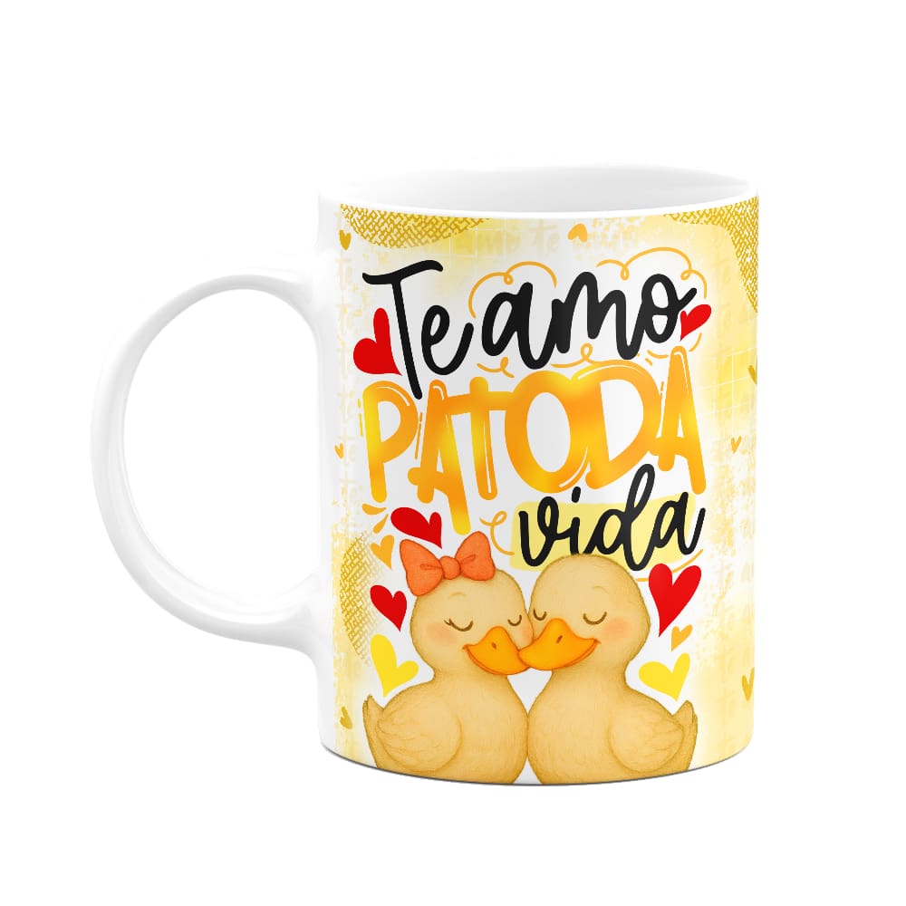 Caneca Namorados - Te amo Patoda vida - M3