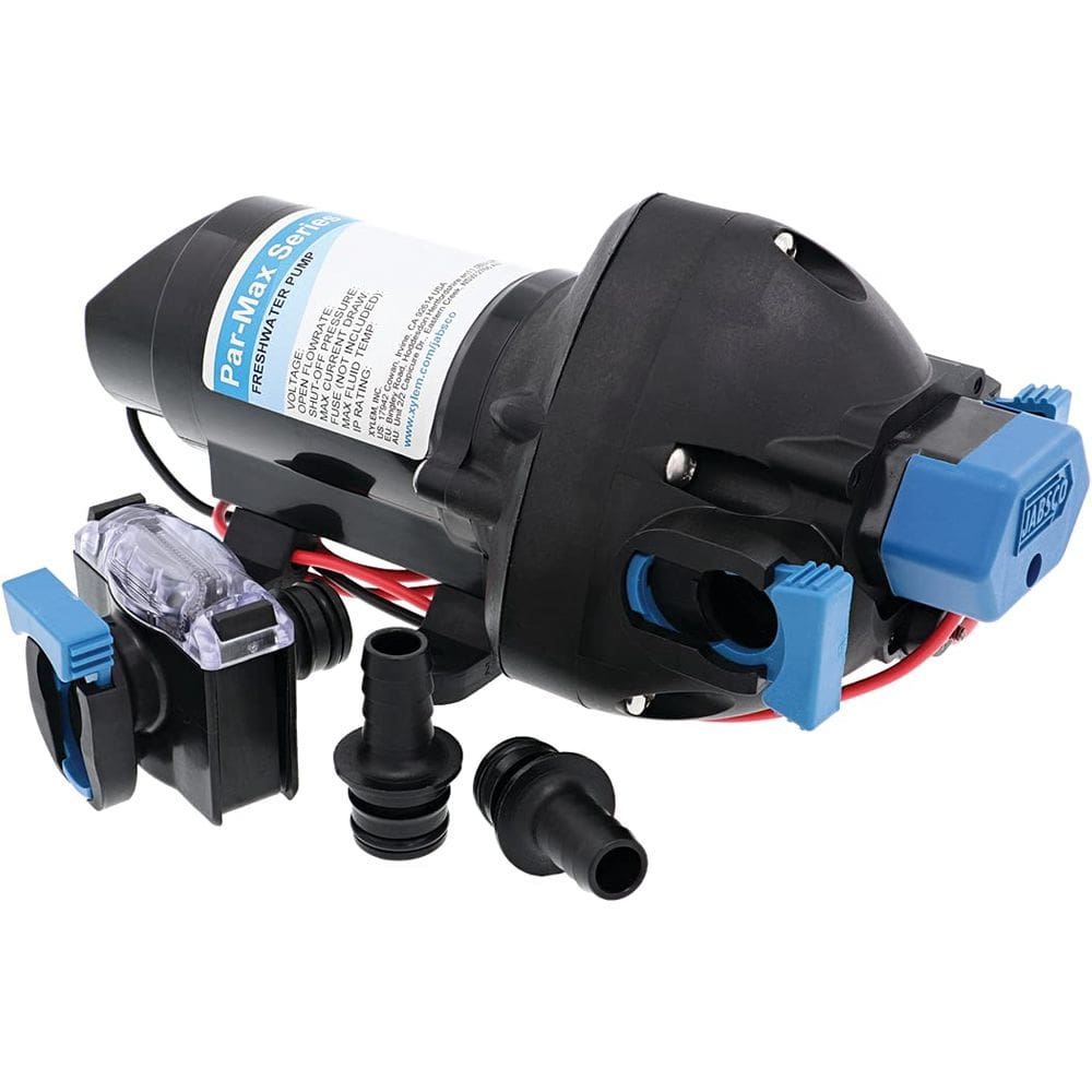 Bomba de pressão de água Jabsco Par-Max 1 12V 3.8L/min 2.4bar