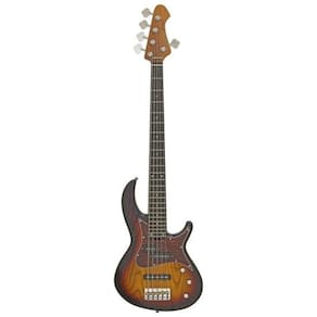 Contrabaixo Aria Pro II 5 Cordas Open-Pore Sunburst